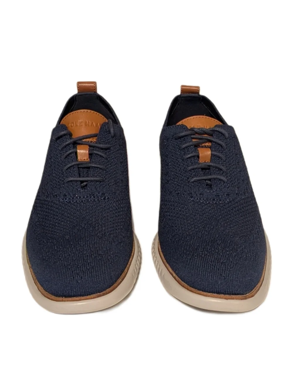 Cole Haan 2.ZEROGRAND Stitchlite Oxford Mens 8 Marine Blue Vapor Gray C27569